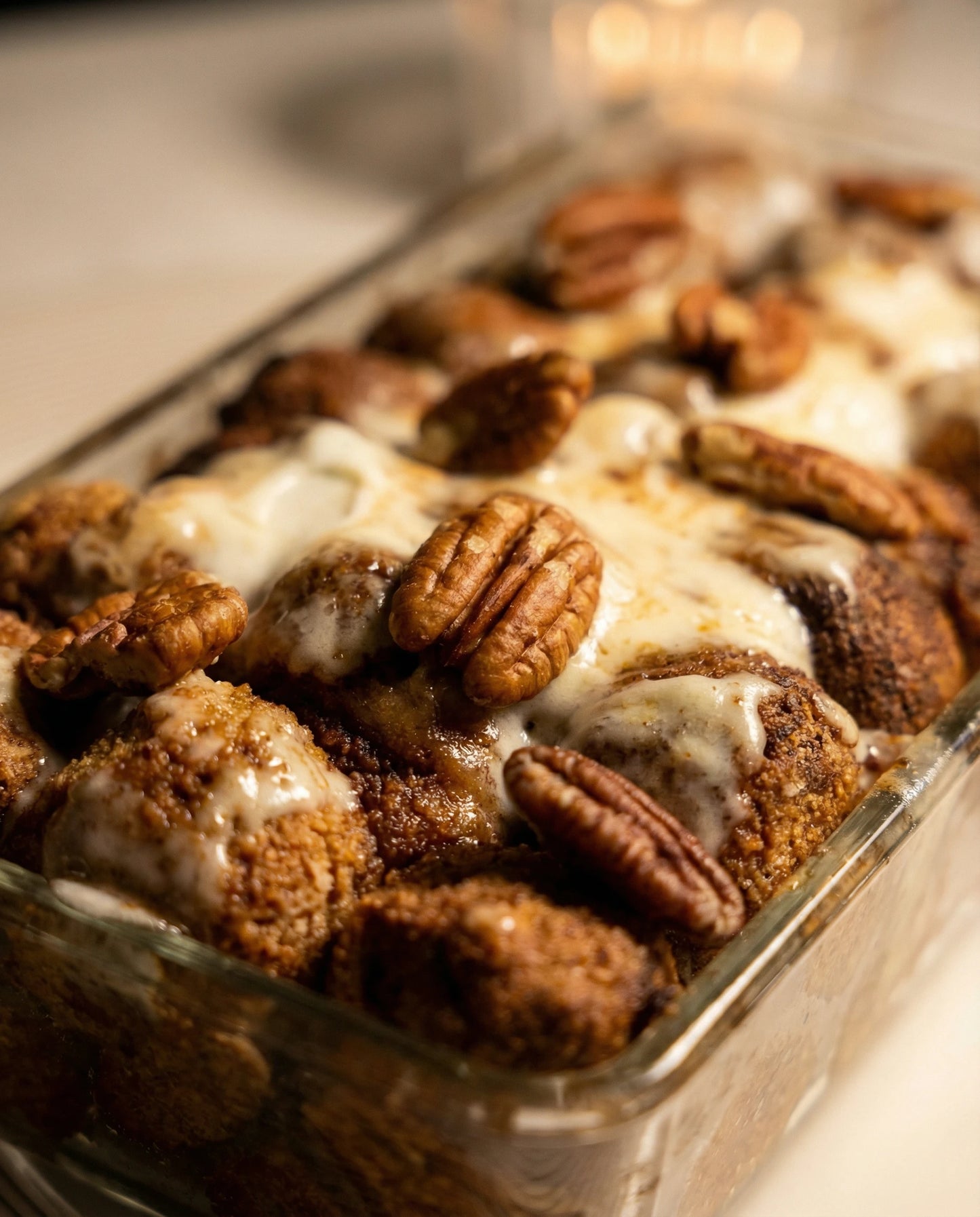 93 G Protein - Cinnamon Roll Bites Cake - Only Kuwait