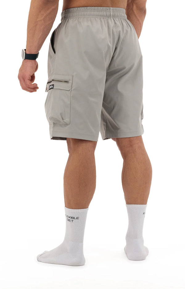 ( pre order ) 
DUNGEON CARGO SHORT - GREY