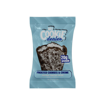 Frosted Cookies & Creme Protein Toaster Pastry