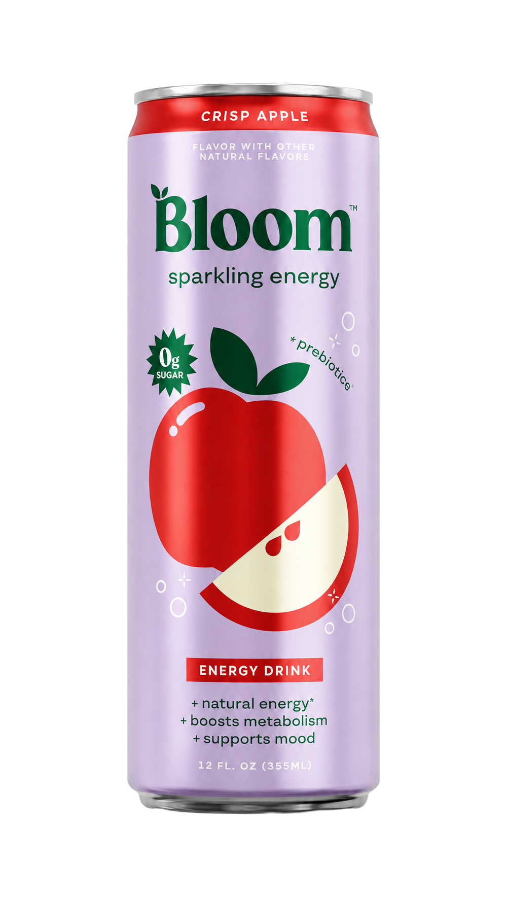 Bloom Sparkling Energy Crisp Apple