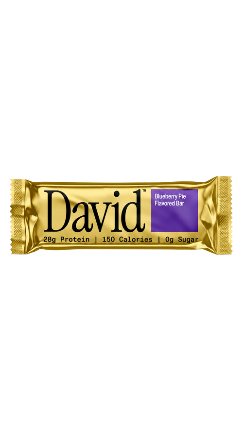 David Protein Bar - Blueberry Pie (12 Count)