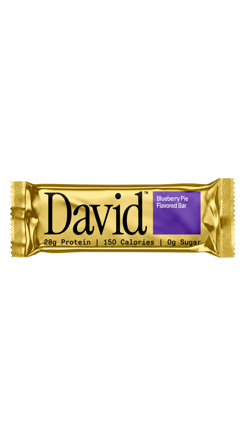 David Protein Bar - Blueberry Pie (12 Count)