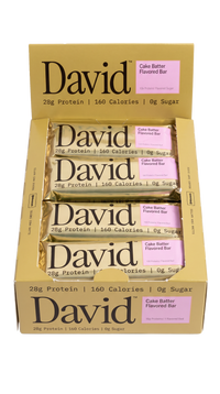 David Protein Bar - Cake Butter (12 Count)