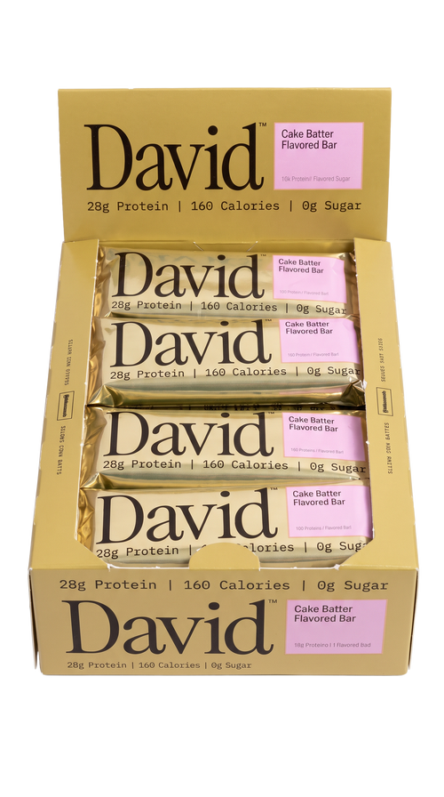 David Protein Bar - Cake Butter (12 Count)