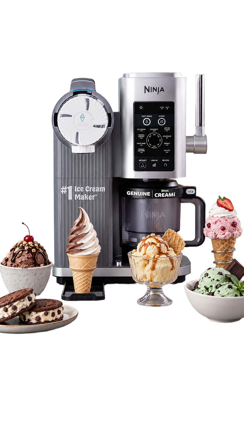 Ninja CREAMi Swirl Ice Cream & Soft Serve Maker