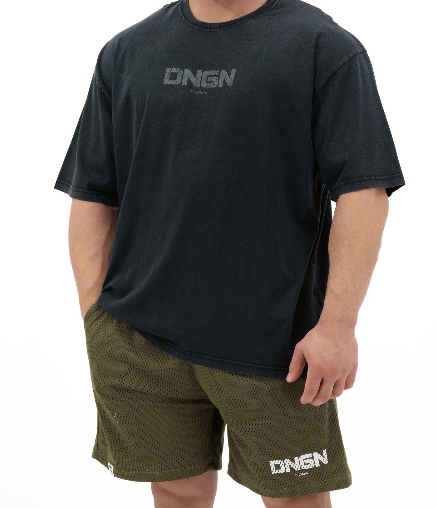 ACID DUNGEON OVERSIZED TEE - BLACK