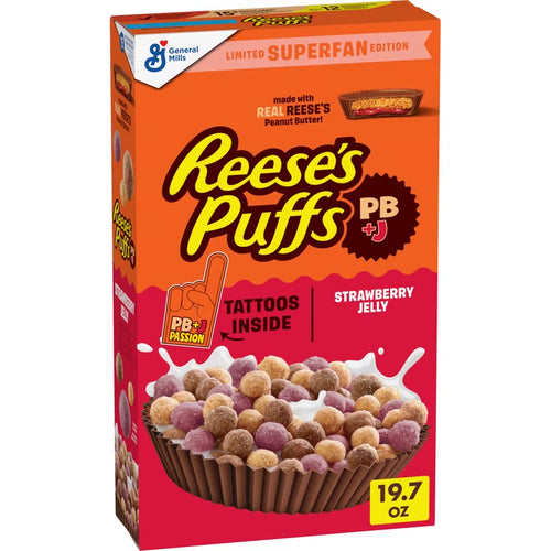 3 Reese's Puffs Peanut Butter & Jelly