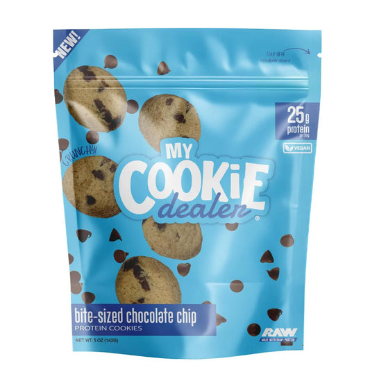 Crunchy Bite-Sized Protein Chocolate Chip Cookie