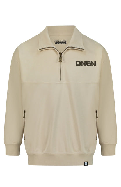 DNGN ZIPPER OVERSIZED SWEATSHIRT