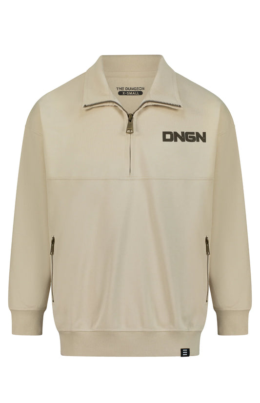 DNGN ZIPPER OVERSIZED SWEATSHIRT