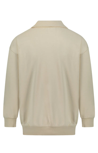 DNGN ZIPPER OVERSIZED SWEATSHIRT