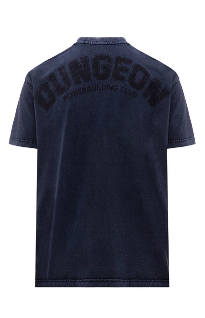 ACID DUNGEON OVERSIZED TEE - NAVY BLUE