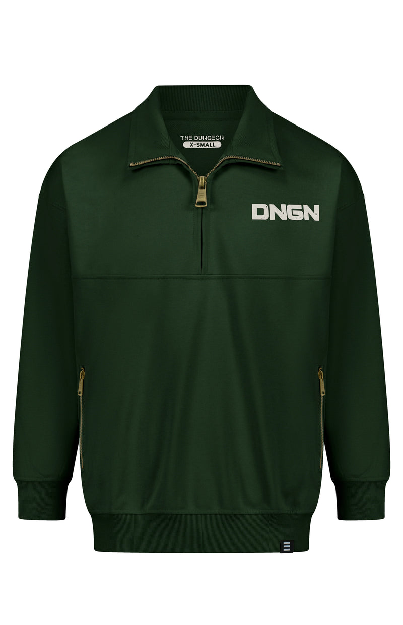 DNGN ZIPPER OVERSIZED SWEATSHIRT