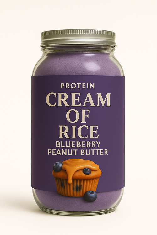 Protein cream of rice - Blueberry Peanut butter
