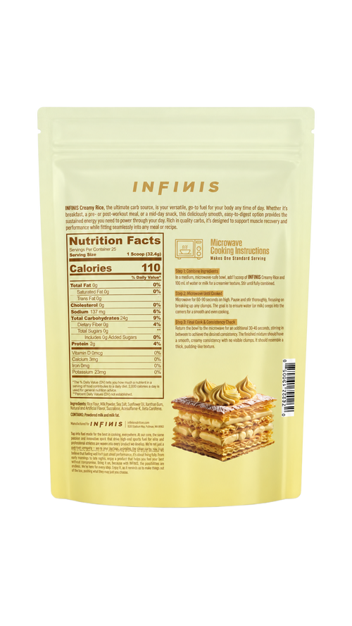 Infinis Cream of Rice - Vanilla Pastry Cream