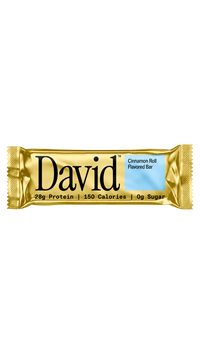 David Protein Bar - Cinnamon Roll (12 Count)