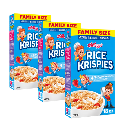 Rice Krispies Family Size 3 Count