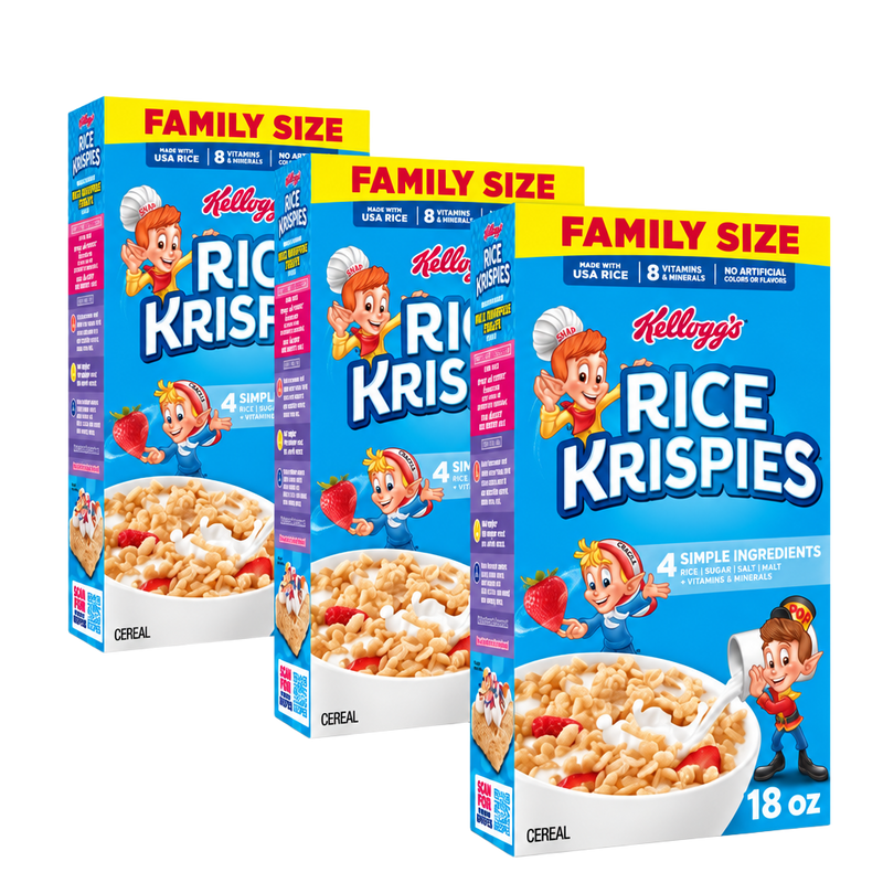 Rice Krispies Family Size 3 Count
