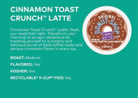 2 Cinnamon Toast Crunch Coffee Pods - 20 Pods