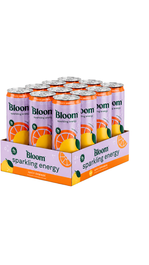 Bloom Sparkling Energy - Juicy Orange (12 Count)