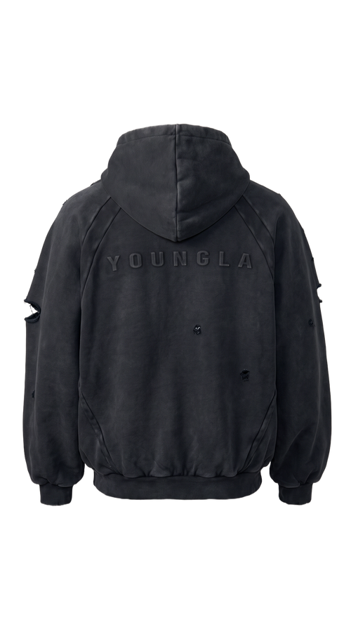 YoungLA Batman Washed Hoodie
