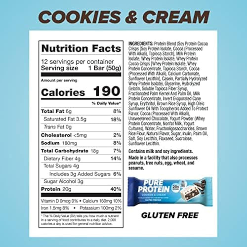 Pure Protein Bar 12 Count