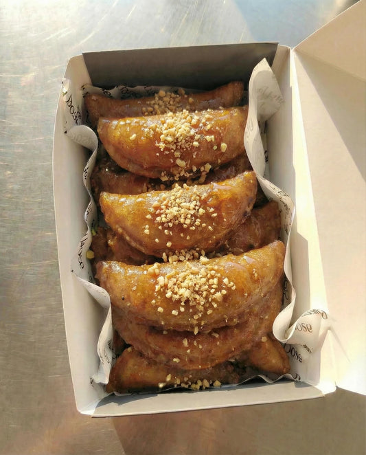 Peanut Butter & Jelly Qatayef - Air baked