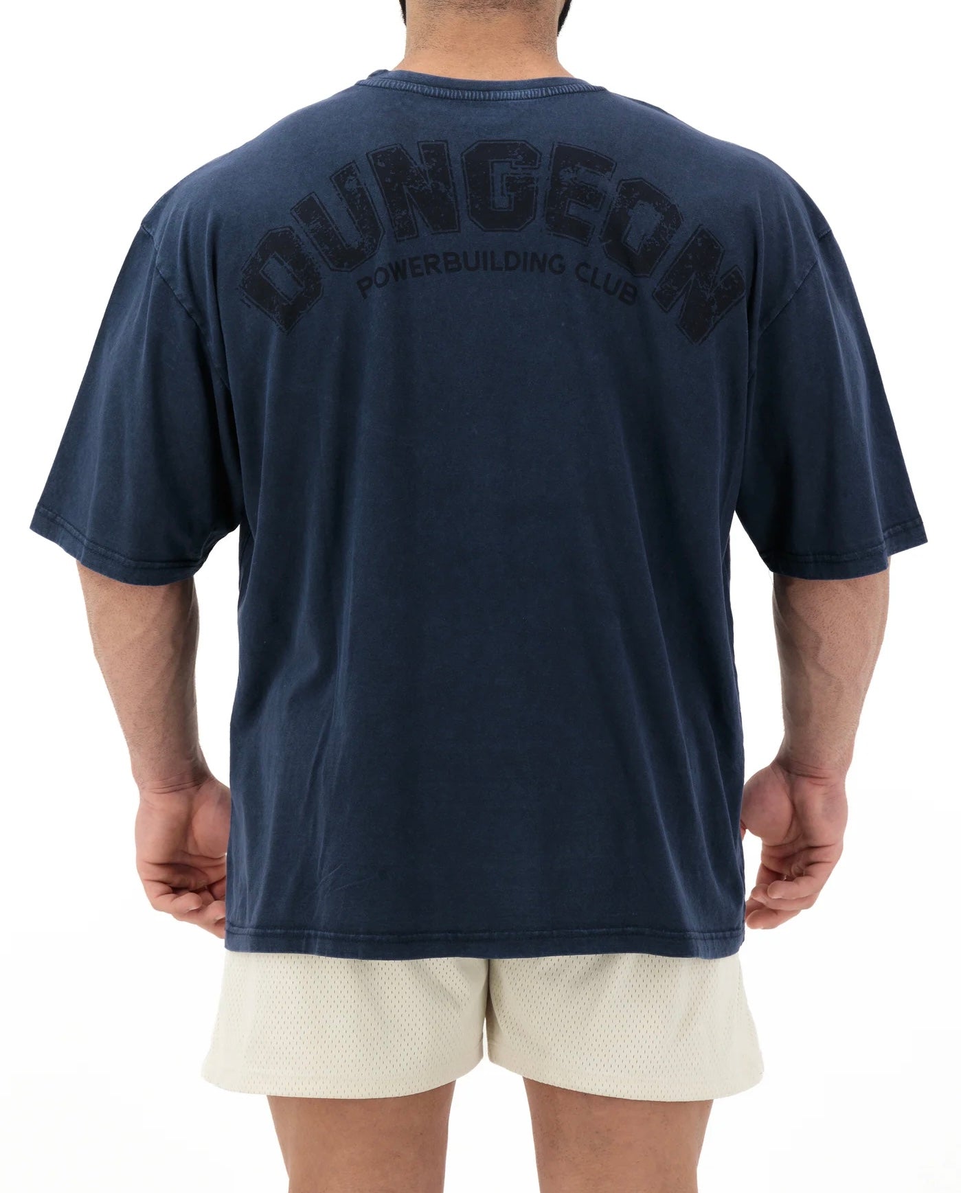 ACID DUNGEON OVERSIZED TEE - NAVY BLUE