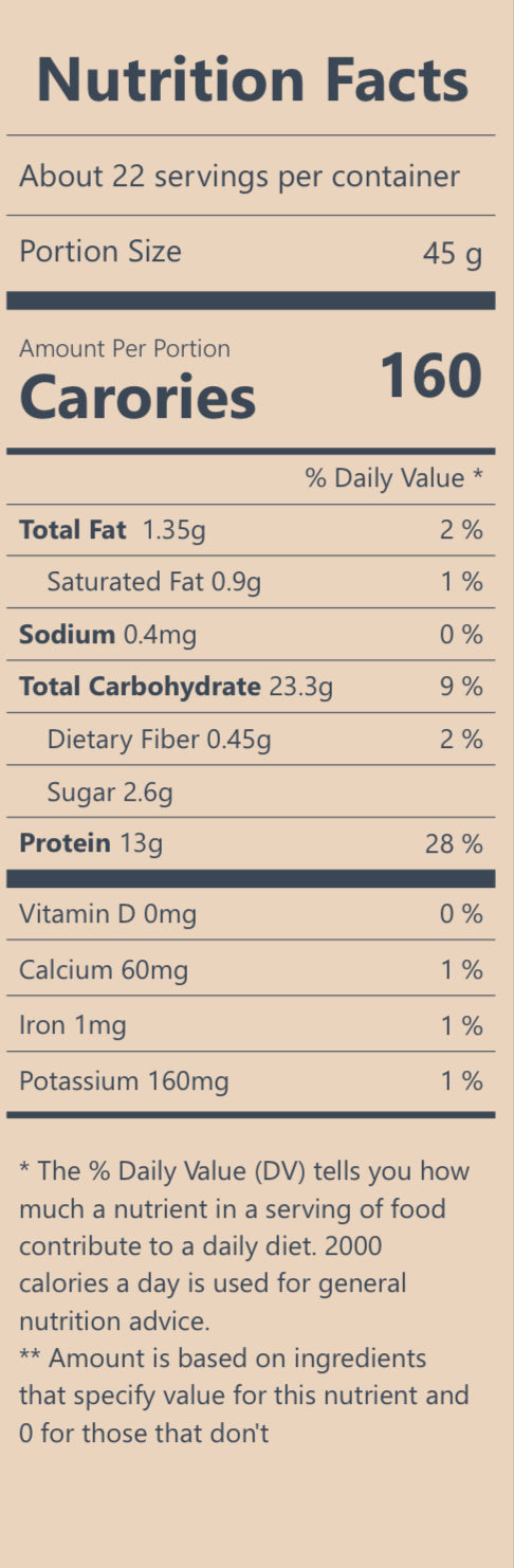 Protein cream of rice - Blueberry Peanut butter