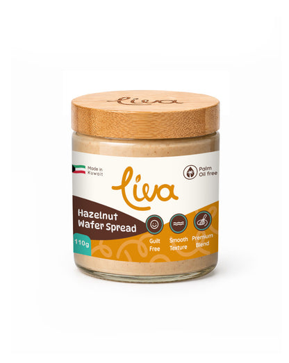 Liva Jars - Smooth peanut butter , Almond , Hazelnut