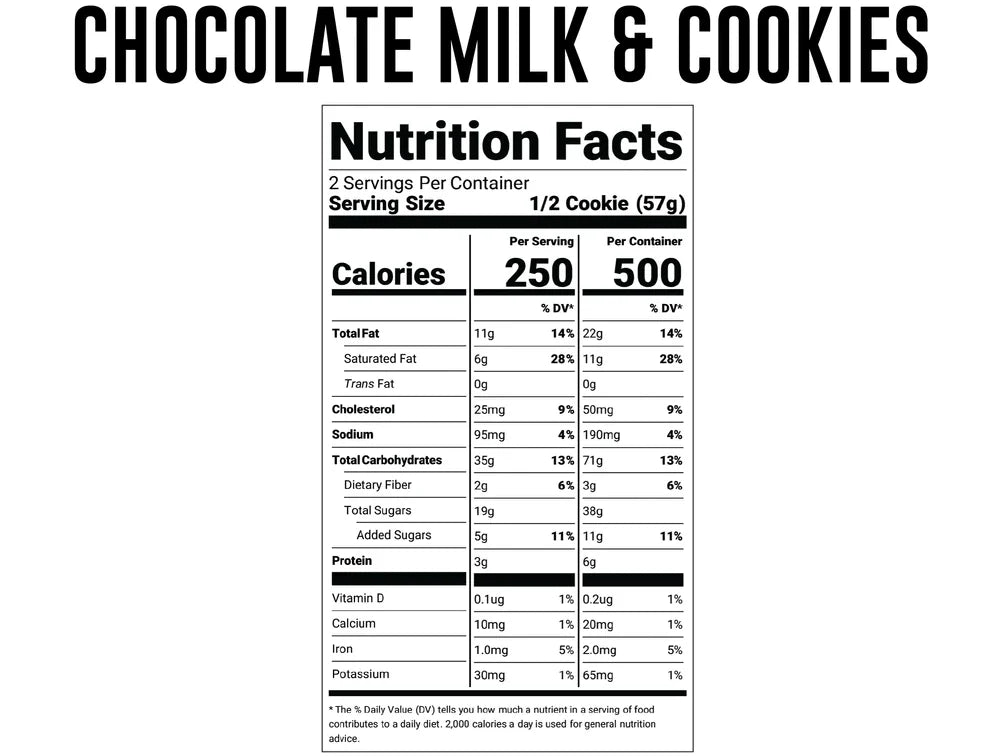 Chocolate Milk & Cookies 4oz Cookie