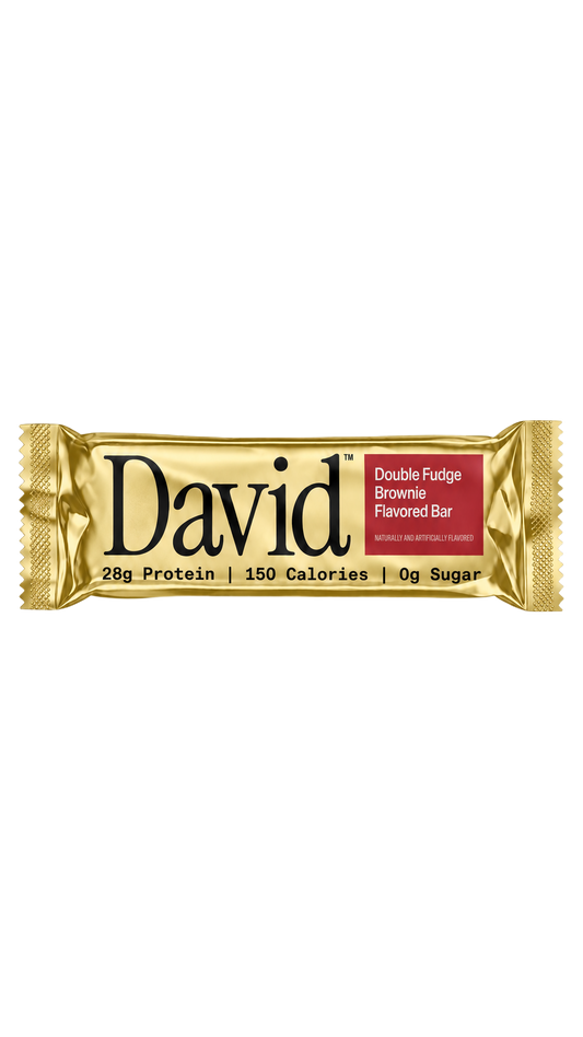David Protein Bar Double Fudge Brownie