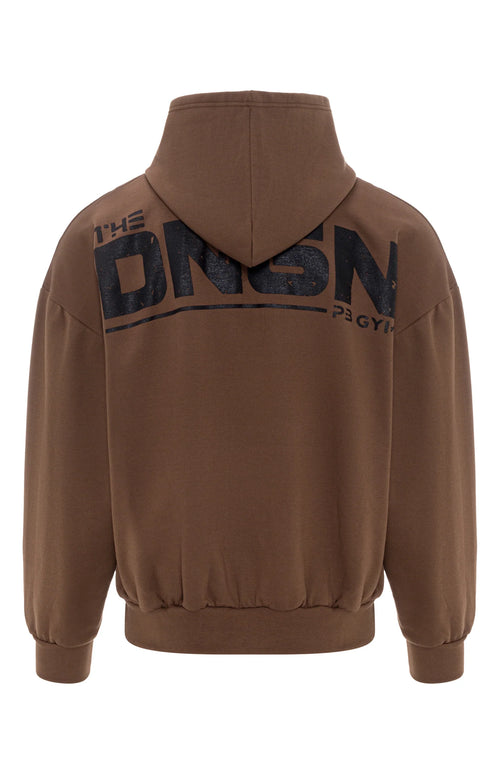 DNGN Oversized Hoodie - Brown