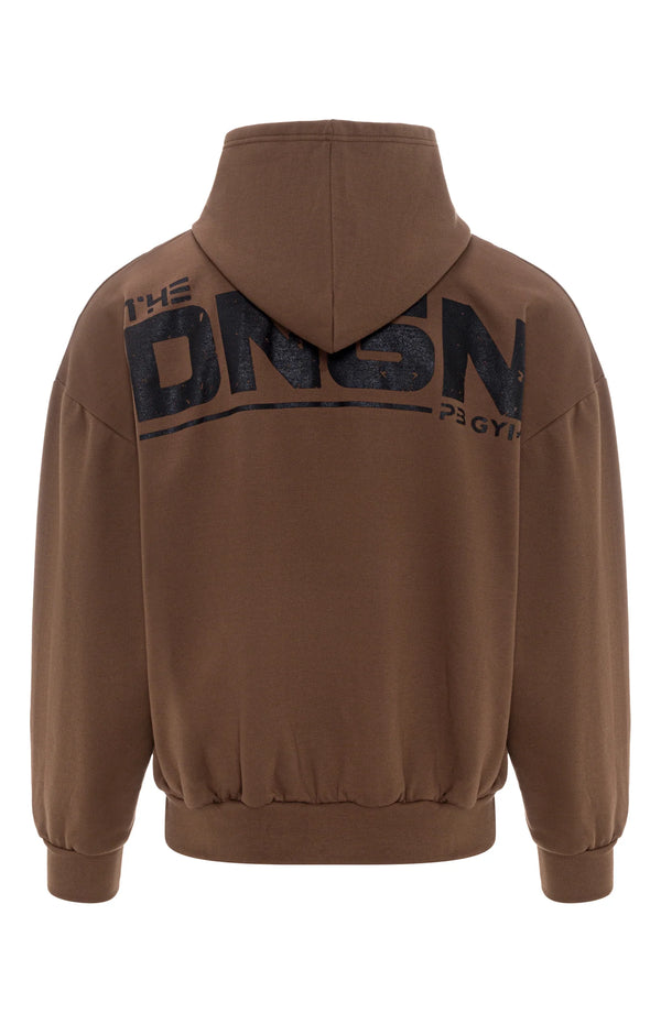 DNGN Oversized Hoodie - Brown