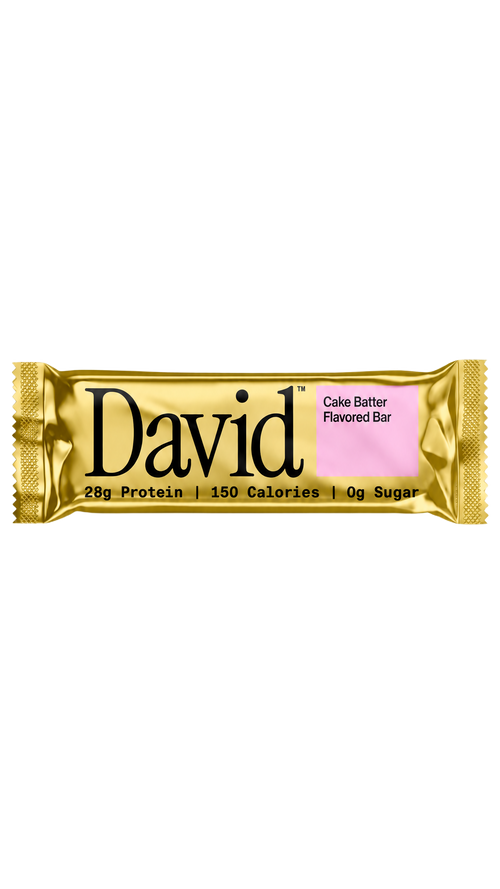 David Protein Bar - Cake Butter (12 Count)