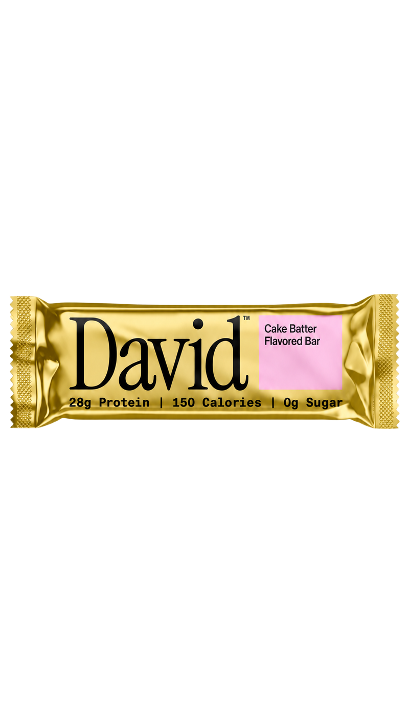 David Protein Bar - Cake Butter (12 Count)