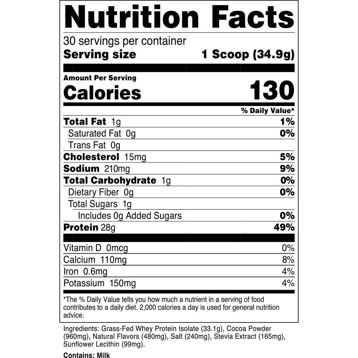 Chocolate Peanut Butter Whey Isolate Protein