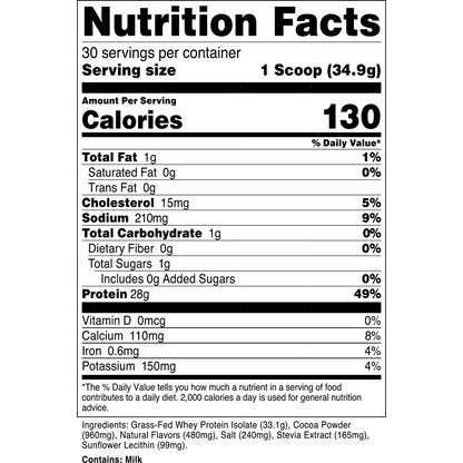 Chocolate Peanut Butter Whey Isolate Protein