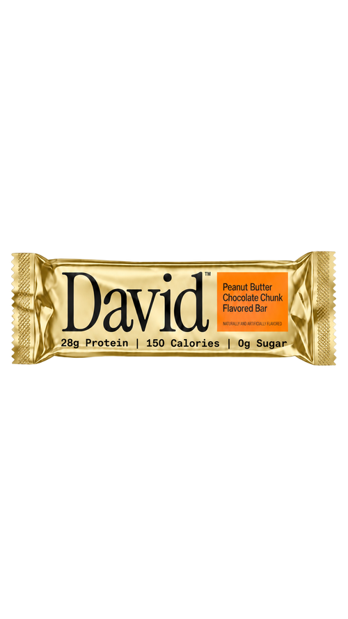 David Protein Bar - Peanut Butter Chocolate (12 Count)