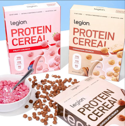 Legion Protein Cereals 3 Flavors