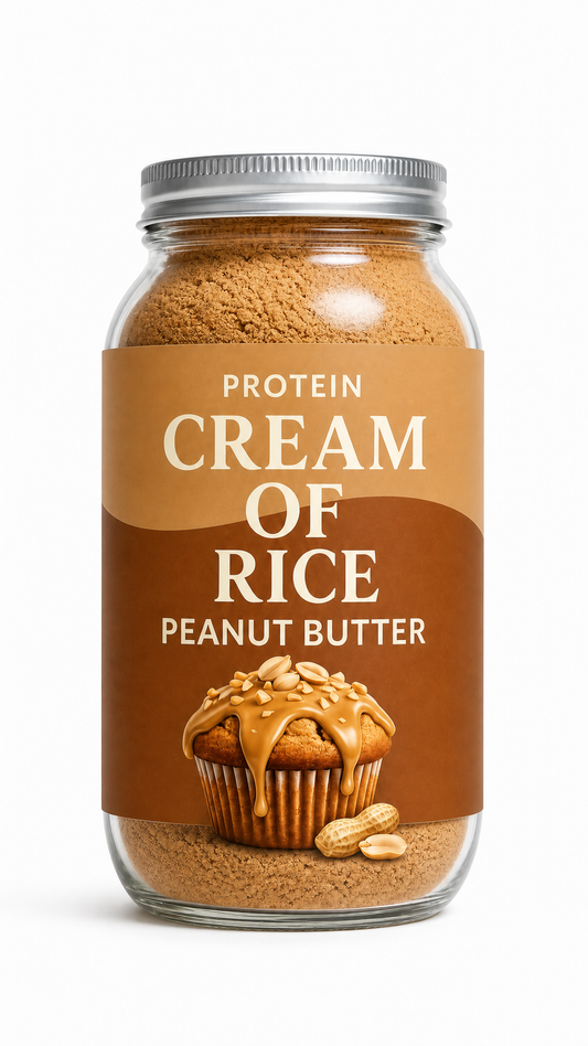 Pre order - Protein Cream Of Rice peanut butter with peanut chips  - 26 Servings- 1183 G