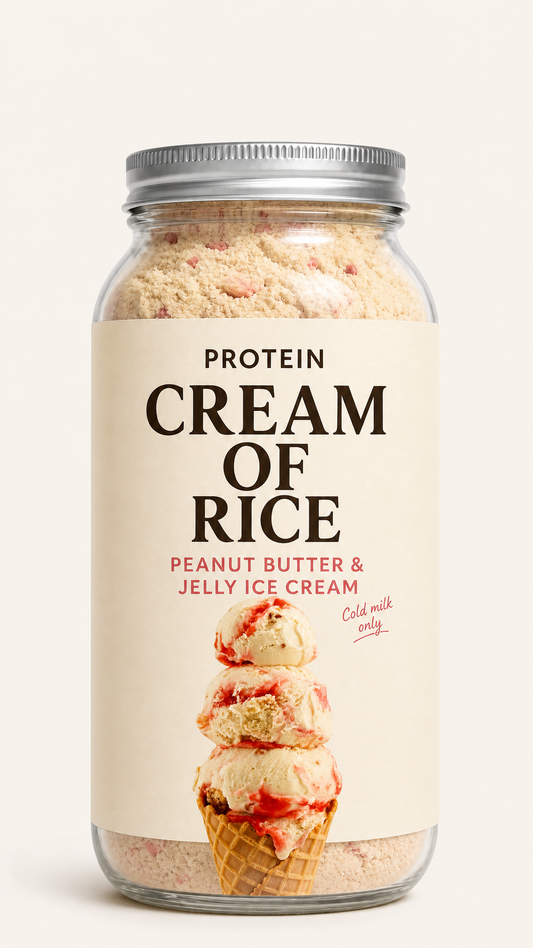 Peanut Butter & Jelly Ice Cream Protein Cream of Rice
