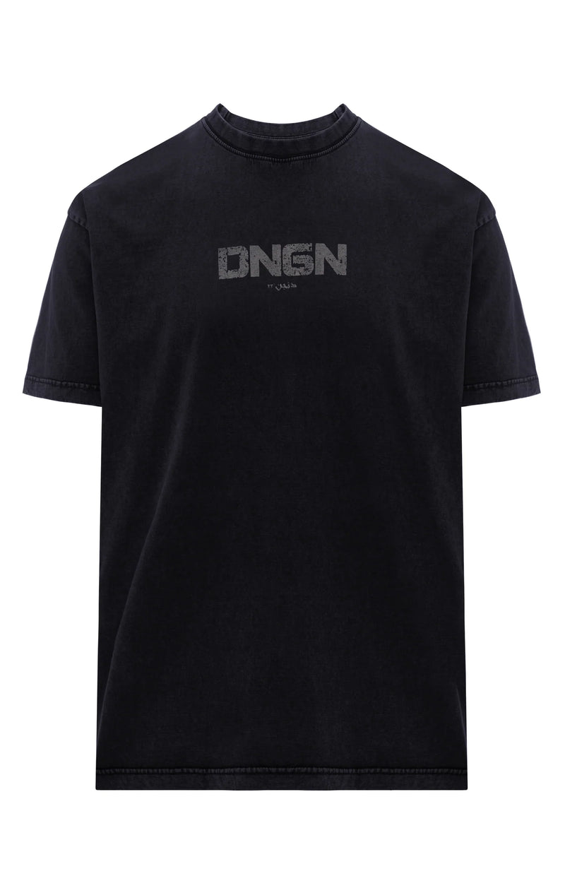 ACID DUNGEON OVERSIZED TEE - BLACK