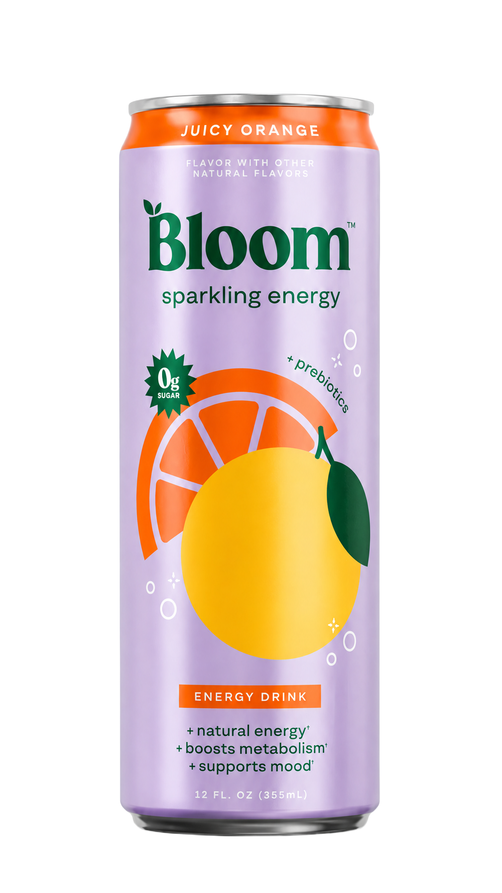 Bloom Sparkling Energy Juicy Orange