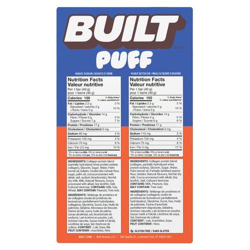 Built Protein Bars 14 Pieces