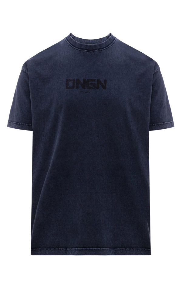 ACID DUNGEON OVERSIZED TEE - NAVY BLUE