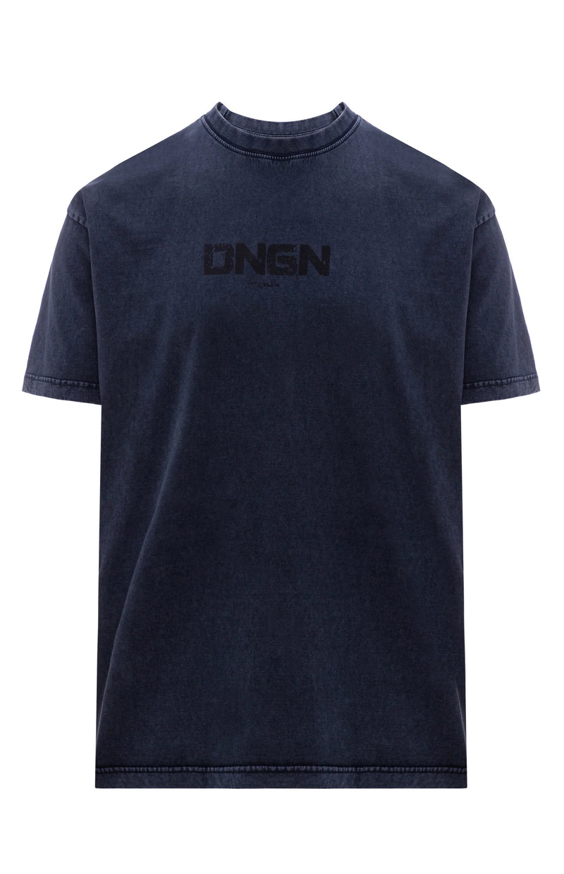 ACID DUNGEON OVERSIZED TEE - NAVY BLUE