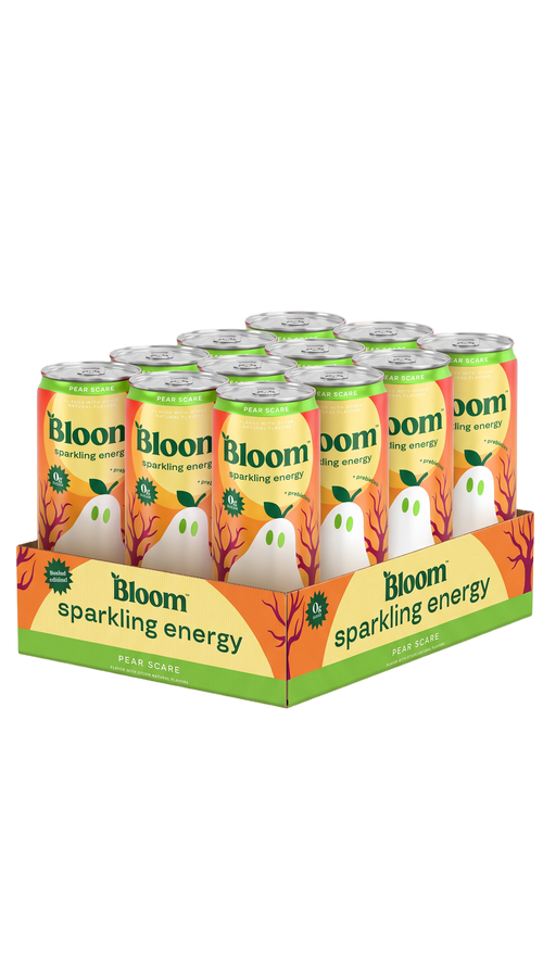 Bloom Sparkling Energy - Pear Scare Variety Pack (12 Count)