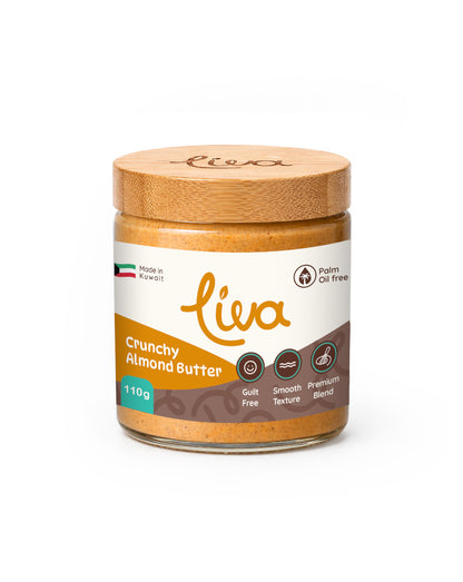 Liva Jars - Smooth peanut butter , Almond , Hazelnut