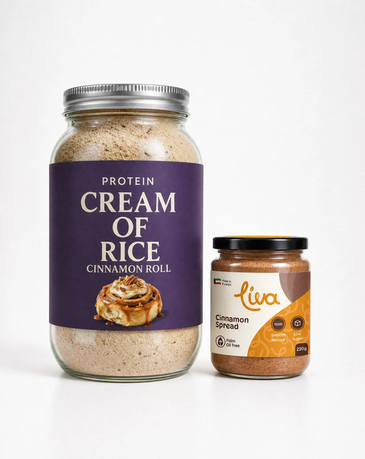 Protein Cream of Rice - Cinnamon + Cinnamon spread